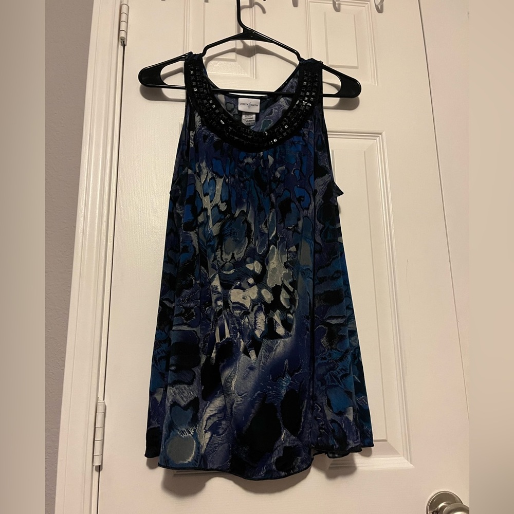 jaclyn smith sleeveless blouse